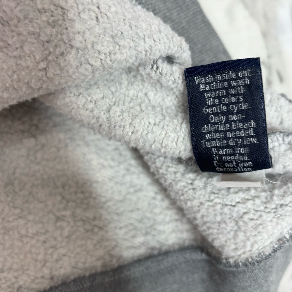 Timber Wolf Ridge Oversized y2K cozy Gray Grey Crewneck Sweatshirt 2XL - Picture 9 of 9